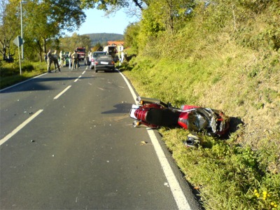 Blick auf Unfallstelle 2